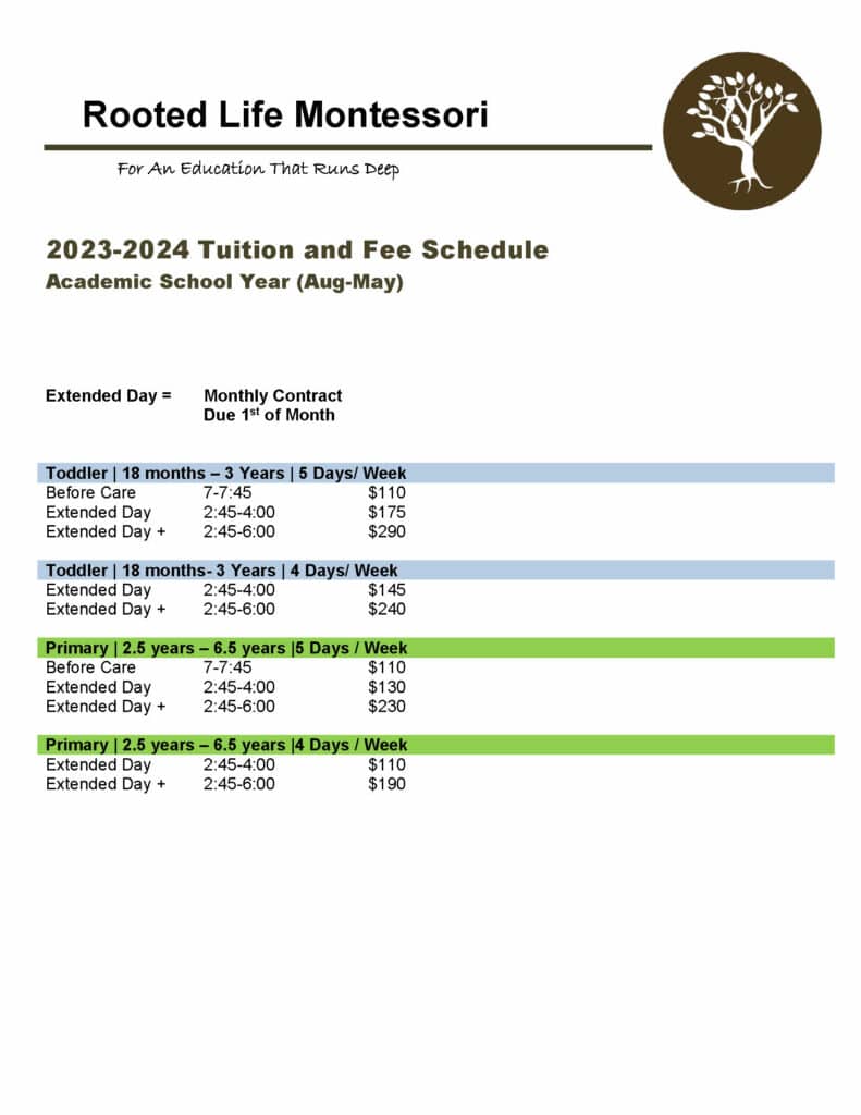 Extended Day Options 2023-2024